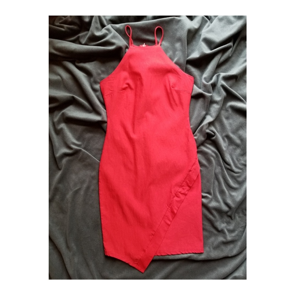 Red Body Con Dress